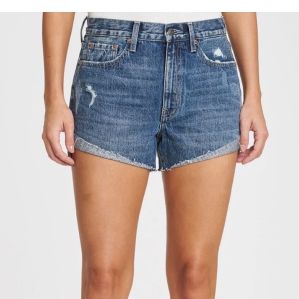 pistola Kylee High-Rise Denim Shorts